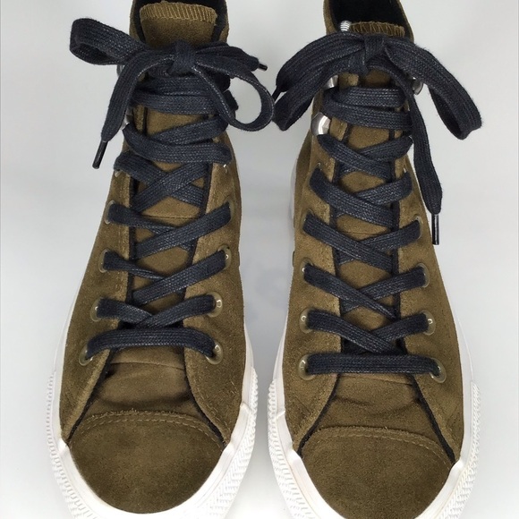 Converse Chuck Taylor All Star Hiker High-Top Sneaker in Olive Green Size 7. - Picture 2 of 12